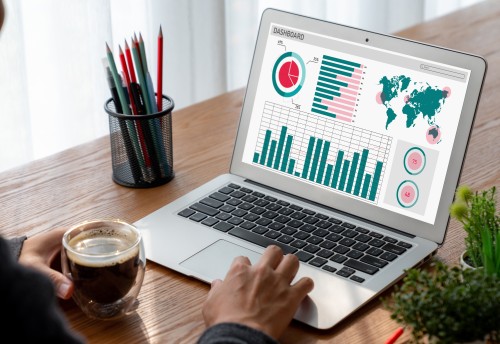 Business data dashboard